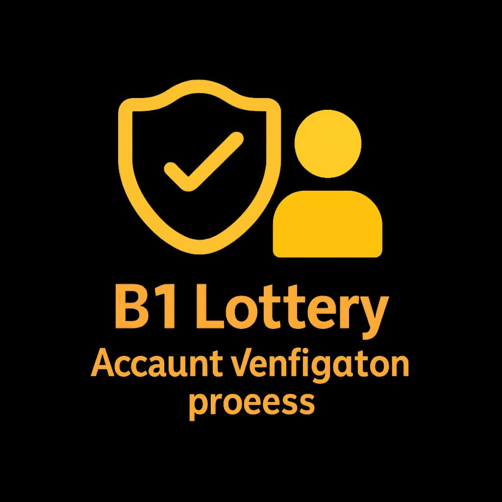 An icon illustrating the concept of account verification for B1 Lottery.