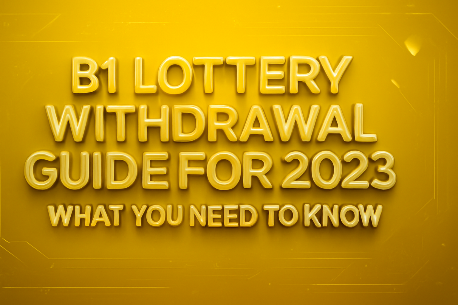 An informative illustration illustrating B1 Lottery access issues in a professional setting.