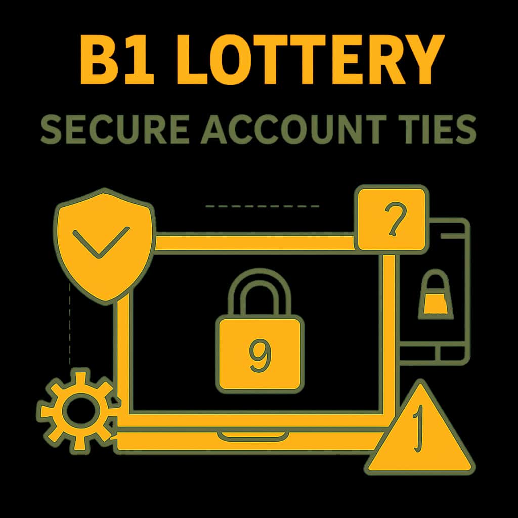 Diagram detailing the steps for securing a B1 Lottery account.